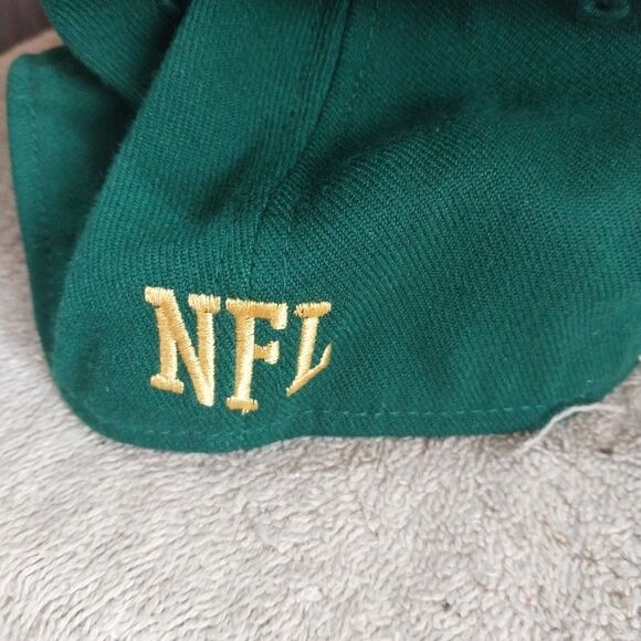 Green Bay Packers NFL Hat Cap Green Adult Used Stretchfit Fitted L to XL - Picture 2 of 3